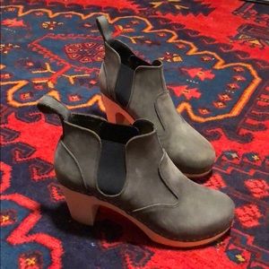 Swedish Hasbeens Chelsea Grey Boot 39